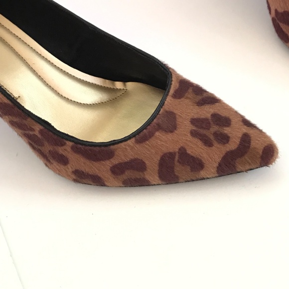 COMFORT PLUS By PREDICTIONS Leopard Heels Comfort Pumps Women’s Size 10 WIDE - Picture 7 of 16